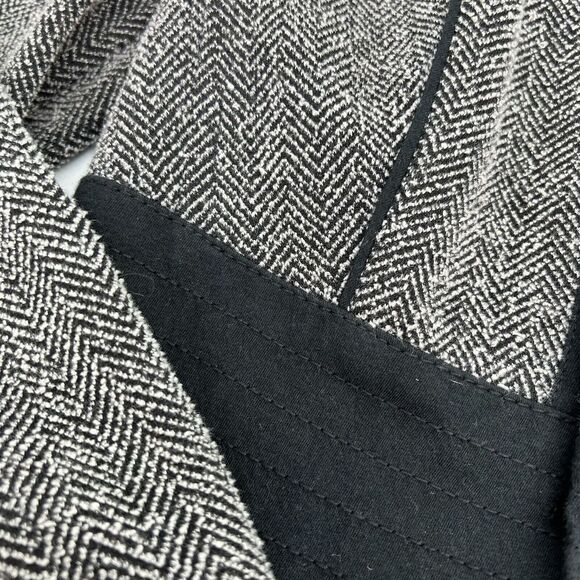 Anthropologie Daughters of the Liberation Herringbone Peplum Jacket Blazer Sz 2 - Picture 2 of 5